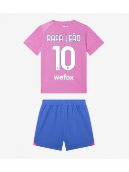 Otroški Nogometna dresi replika AC Milan Rafael Leao #10 Tretji 2023-24 Kratek rokav (+ hlače)